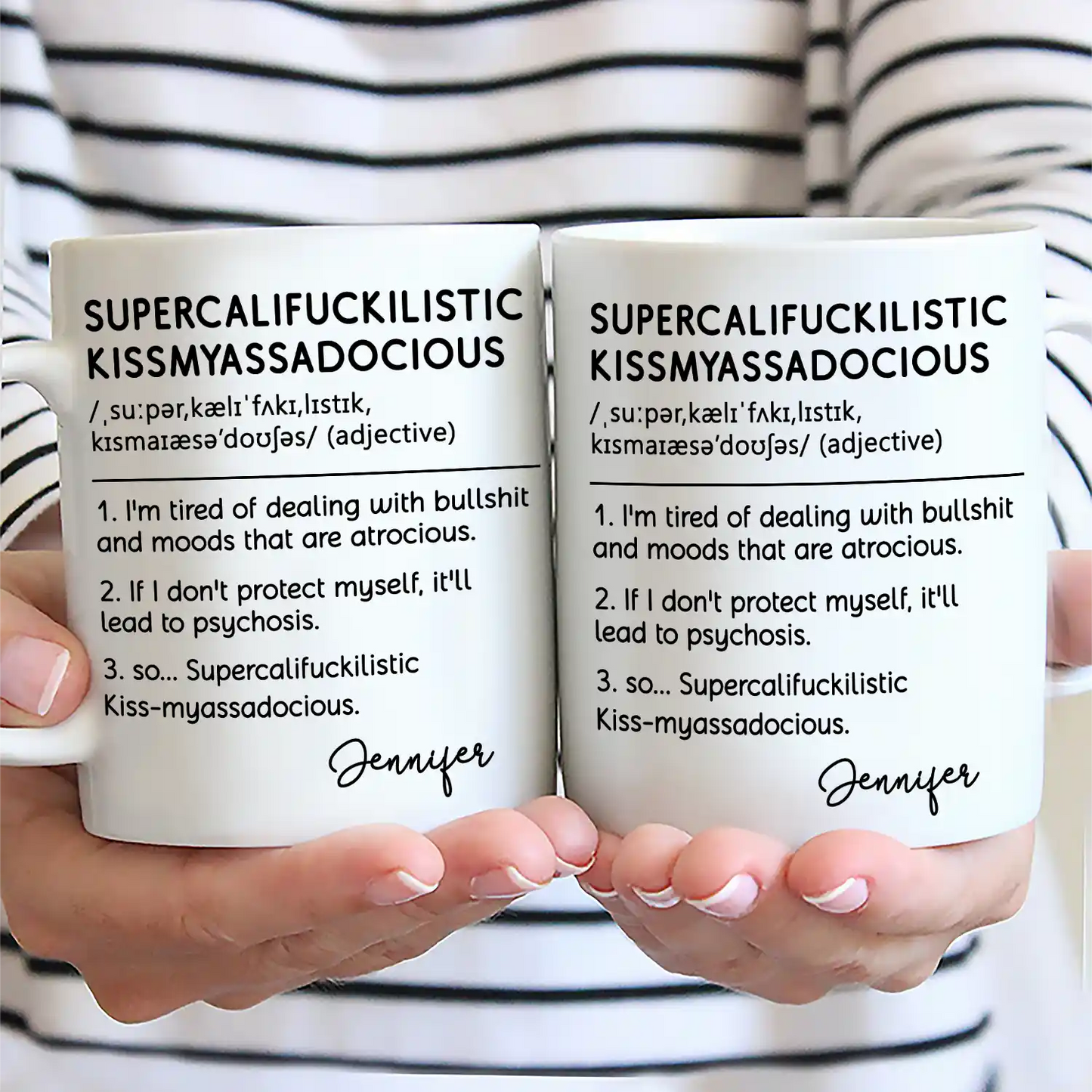 Funny Cowokers Supercalifuckilistic - Personalized Mug
