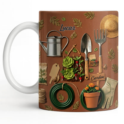 Celebrate Your Love For Gardening - Personalized Custom Coffee Mug - GAR030_MG