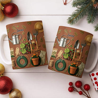 Celebrate Your Love For Gardening - Personalized Custom Coffee Mug - GAR030_MG