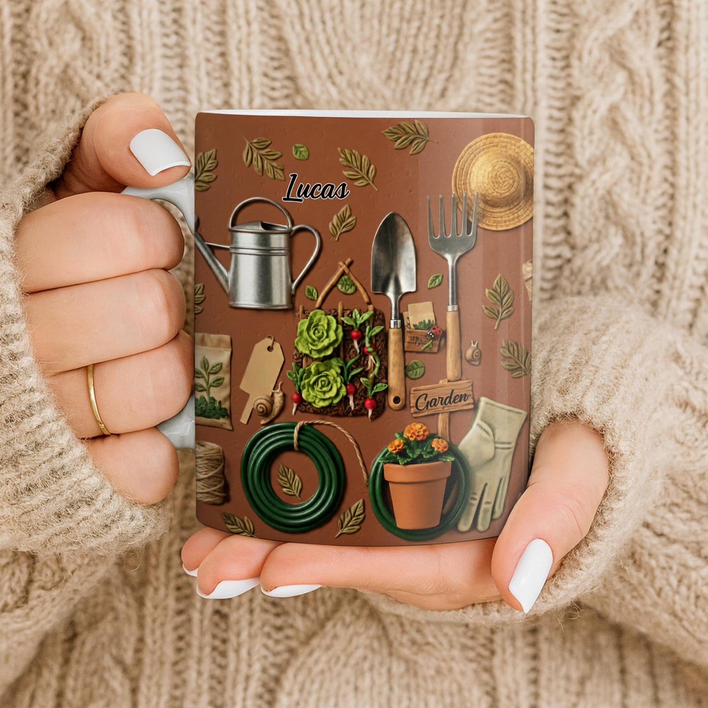 Celebrate Your Love For Gardening - Personalized Custom Coffee Mug - GAR030_MG