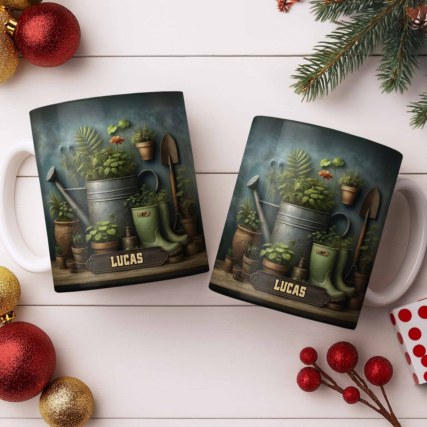 Immerse Yourself In The Beauty Of Nature, Plants And Gardening Essentials - Personalized Custom Coffee Mug - GAR031_MG