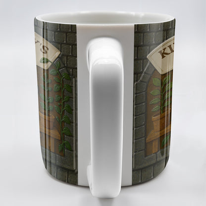 Kimberly's Space, Gardening Tools and Plants - Personalized Custom Coffee Mug - GARD002_MG