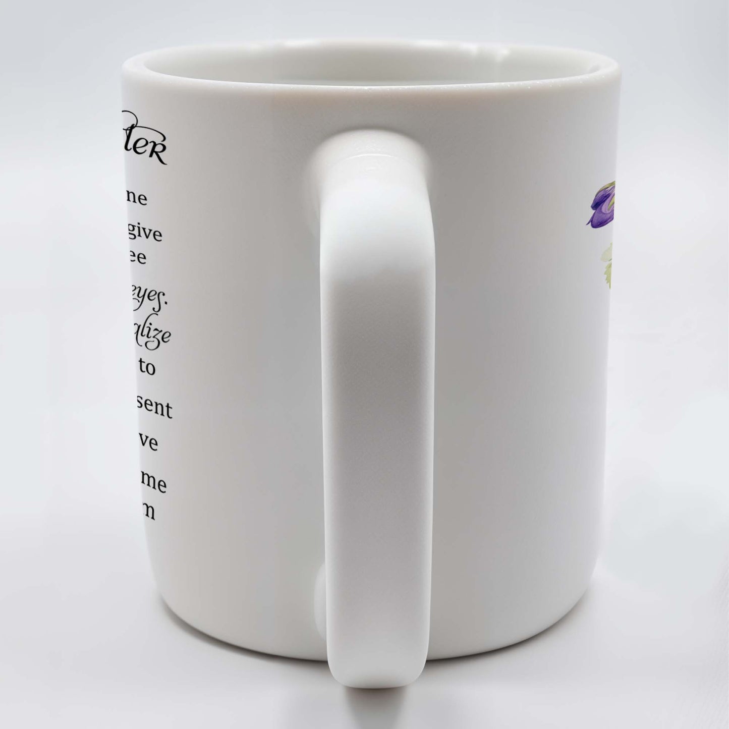 Granddaughter Gift From Heaven With Violet Design - Personalized Custom Coffee Mug - GDT061_MG