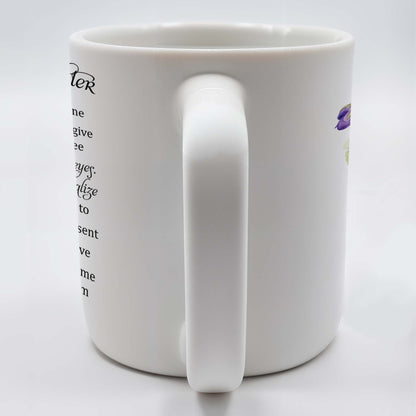 Granddaughter Gift From Heaven With Violet Design - Personalized Custom Coffee Mug - GDT061_MG