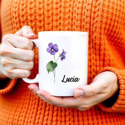 You Are Loved Beautiful Kind Unique With Flowers Design - Personalized Custom Coffee Mug - GDT213_MG