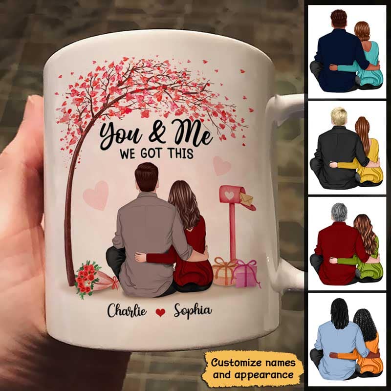 You & Me We Got This Couple Back View Under Tree Personalized Mug