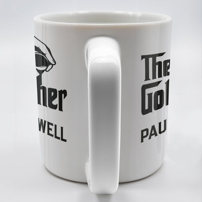 The Golf Father, Hand Holding Golf Ball - Personalized Custom Coffee Mug - GOLF001_MG