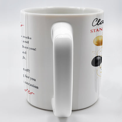 To My Daughter, You've Worked So Hard To Make Your Dreams Come True, Graduation Cap and Balloons - Personalized Custom Coffee Mug - GRAD013_MG