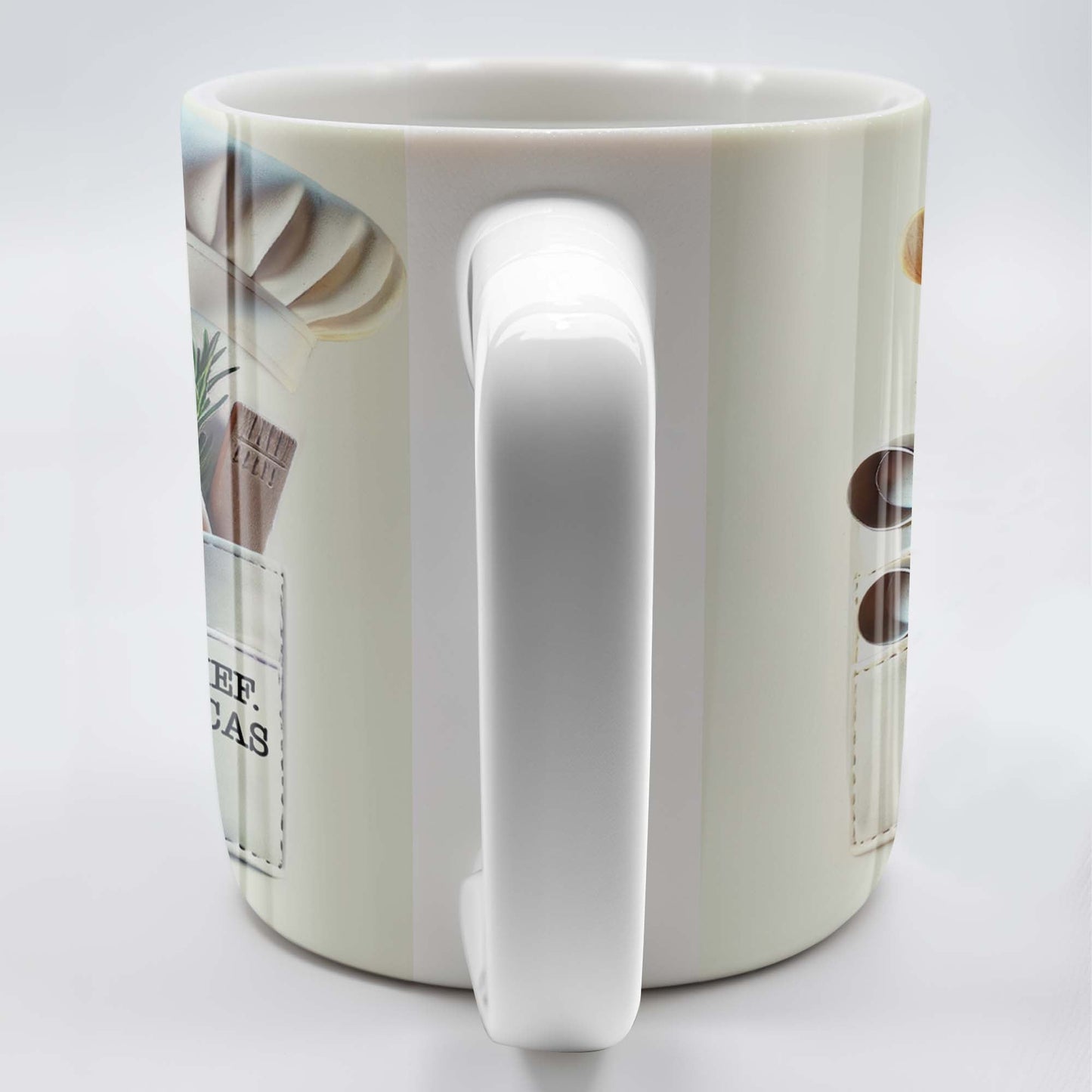 Celebrate Your Passion For Culinary Arts With Cooking Utensils And Chef's Hat - Personalized Custom Coffee Mug - GRAD281_MG