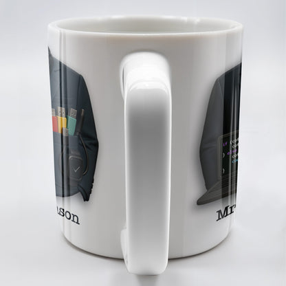 If Coffee.Empty Then Refill, Else Drink And Code, Laptop And Headphones - Personalized Custom Coffee Mug - GRAD287_MG