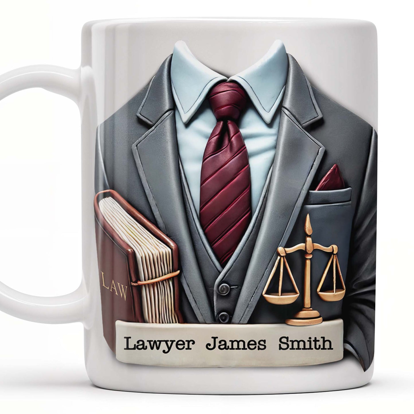Live Laugh Lawsuit Congrats on Graduating Charleston School of Law - Personalized Custom Coffee Mug - GRAD289_MG