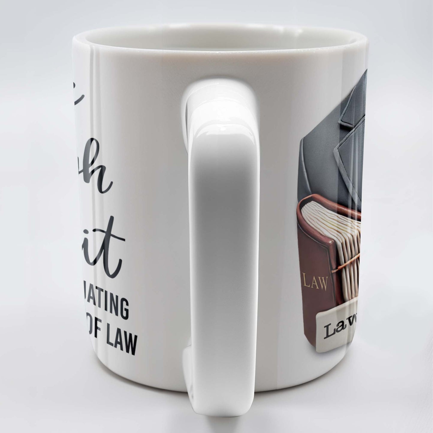 Live Laugh Lawsuit Congrats on Graduating Charleston School of Law - Personalized Custom Coffee Mug - GRAD289_MG