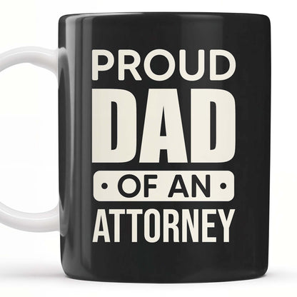 Create The Ideal Gift For The Lawyer In Your Life, Suit, Tie, Briefcase - Personalized Custom Coffee Mug - GRAD302_MG