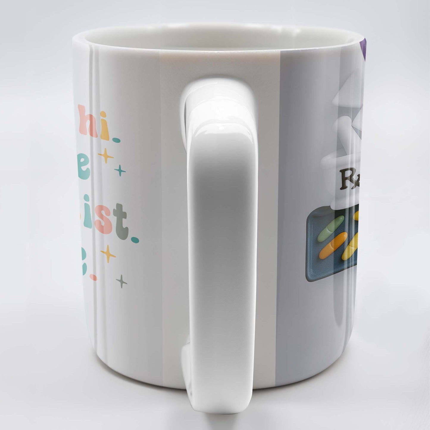 It's Me, Hi. I'm The Pharmacist. It's Me, Pharmacist Lab Coat and Medical Tools - Personalized Custom Coffee Mug - GRAD310_MG