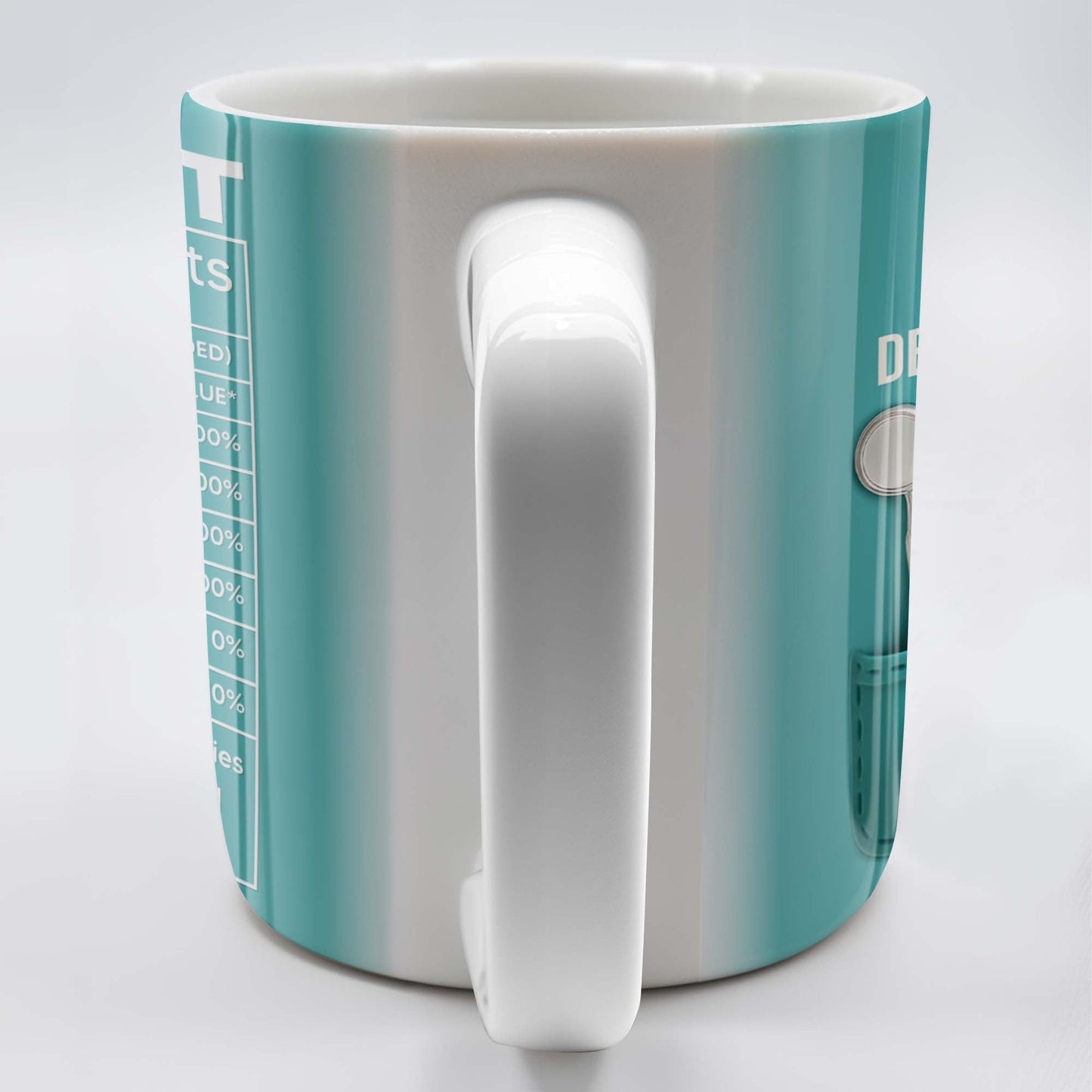 Dentist Nutritional Facts, Serving Size 1 Awesome Dentist - Personalized Custom Coffee Mug - GRAD313_MG