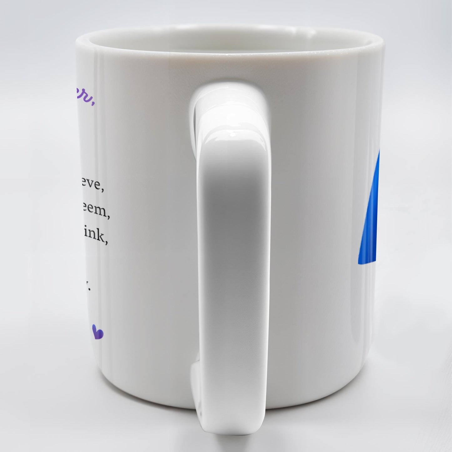 To My Granddaughter, Always Remember You Are Braver Than You Believe - Personalized Custom Coffee Mug - GRAD321_MG