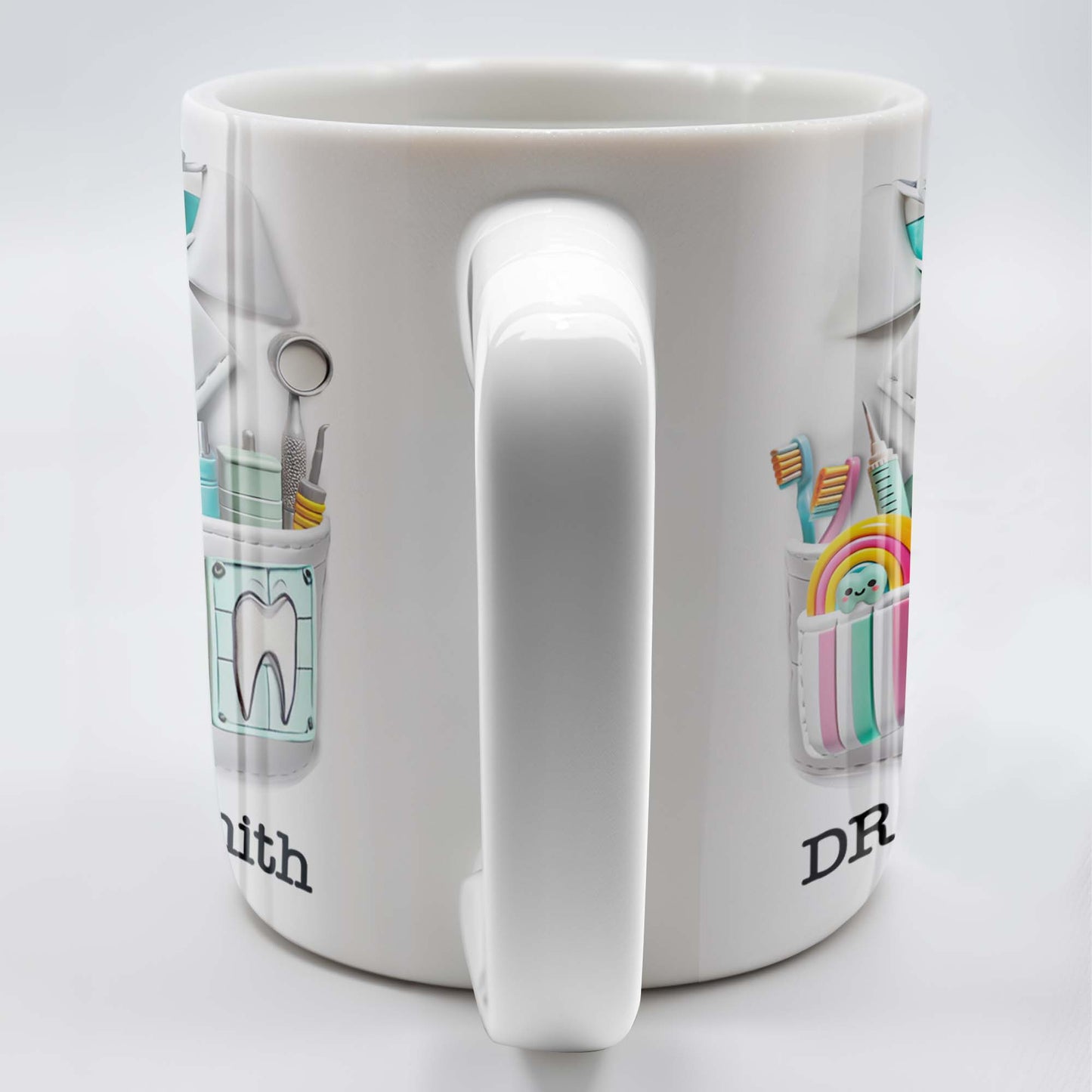 Celebrate Your Favorite Dentist With A Unique Dental Mug - Personalized Custom Coffee Mug - GRAD322_MG
