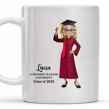 The Only Thing Better Than Being Your Mother Is Watching You Graduate - Personalized Custom Coffee Mug - GRAD344_MG