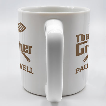 The GrillFather, Grill Tools - Personalized Custom Coffee Mug - GRILL001_MG