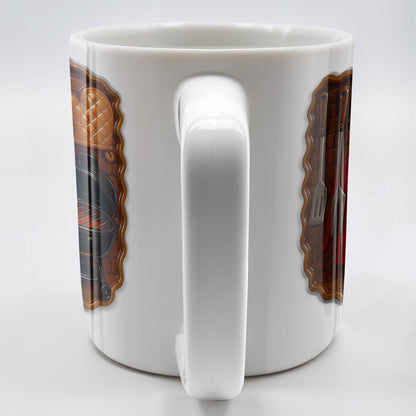 Customize With Your Name And Grill Essentials - Personalized Custom Coffee Mug - GRILL005_MG