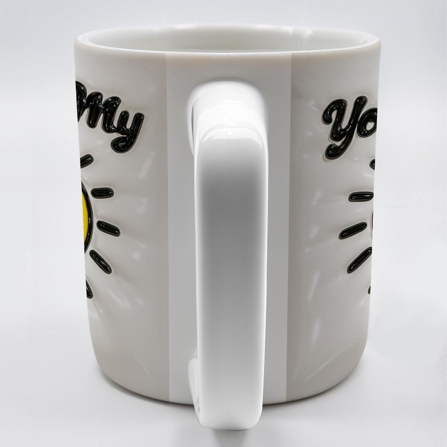 You Are My Sunshine, Sun and Rays - Personalized Custom Coffee Mug - GRK042_MG