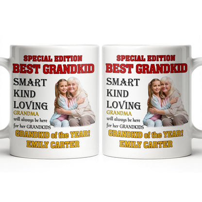 Special Edition Best Grandkid Smart Kind Loving - Personalized Custom Coffee Mug - GRK114_MG
