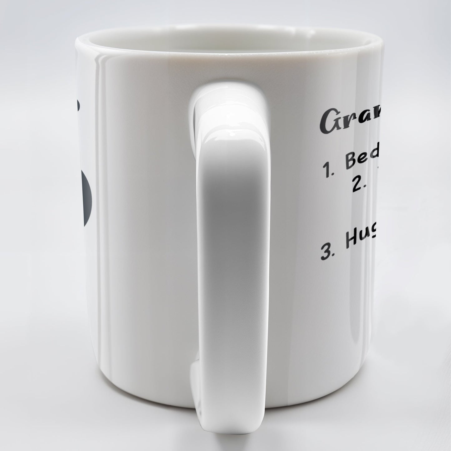 The Grandparent Code Heart Symbol Custom Mug - Personalized Custom Coffee Mug - GRM044_MG