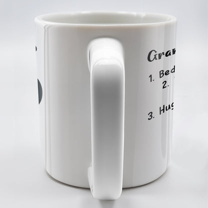 The Grandparent Code Heart Symbol Custom Mug - Personalized Custom Coffee Mug - GRM044_MG