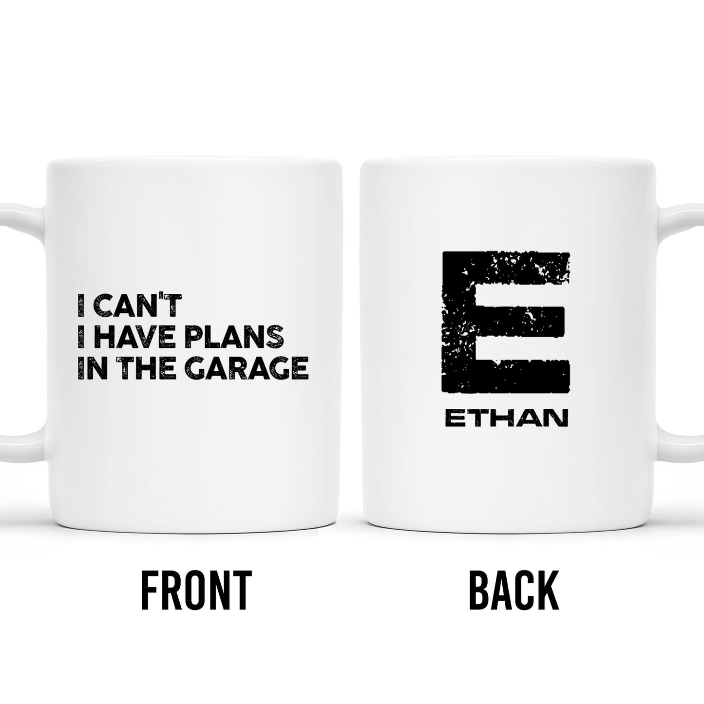 I Can't I Have Plans In The Garage Mug For Enthusiasts - Personalized Custom Coffee Mug - GRP012_MG