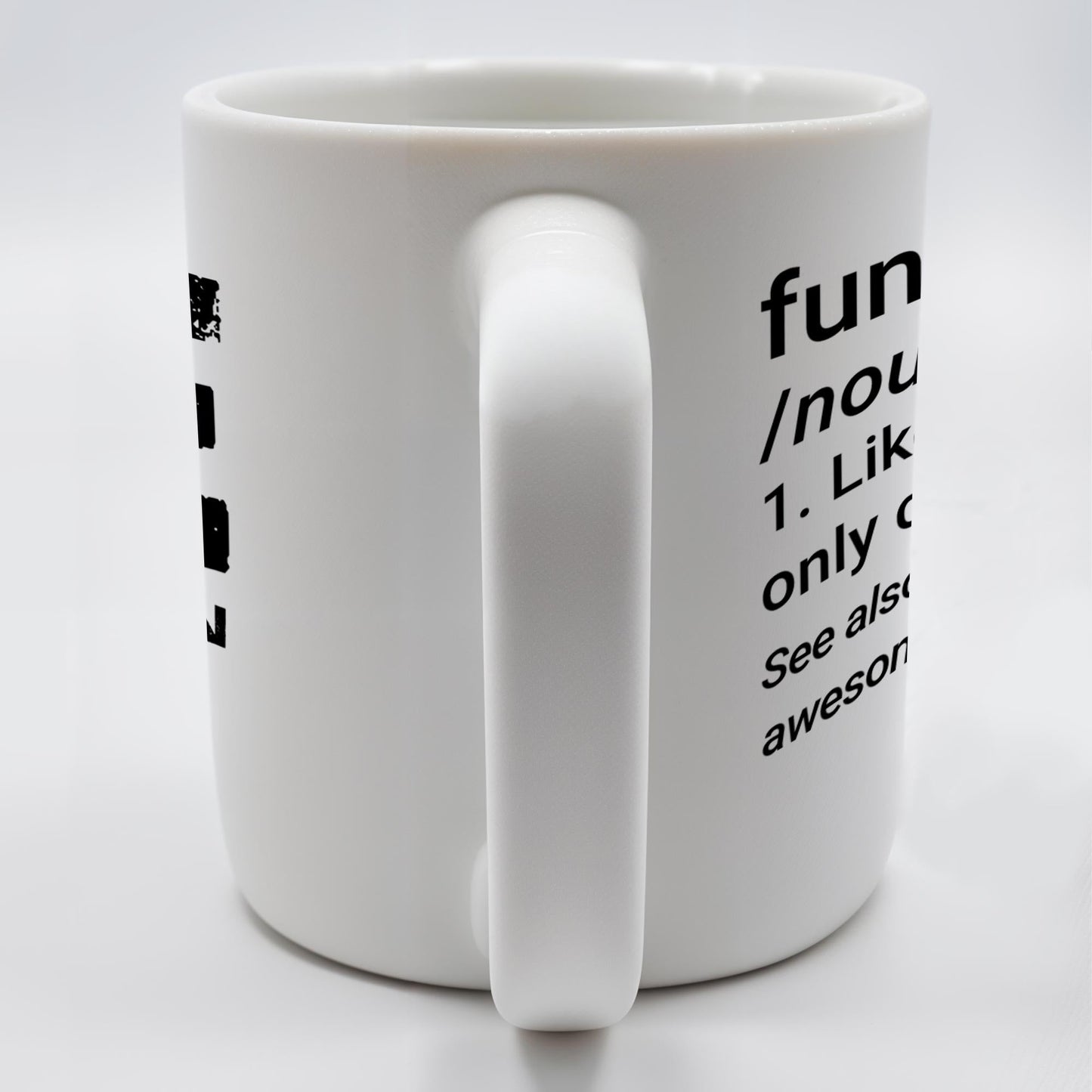 Fun-Pa Like Grandpa But Cooler Text Mug - Personalized Custom Coffee Mug - GRP013_MG