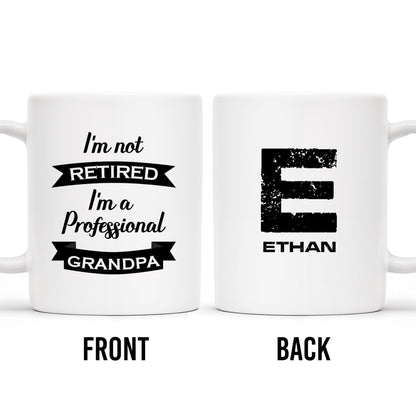 Professional Grandpa Mug, Perfect Retirement Gift - Personalized Custom Coffee Mug - GRP014_MG