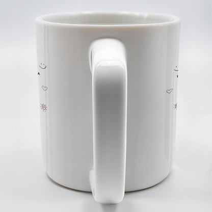 Good Morning Grandpa, Your Tiny Overlords, Cartoon Children and Sunglasses - Personalized Custom Coffee Mug - GRP021_MG