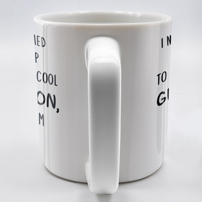 Super Cool Grandson Mug With Inspirational Quote - Personalized Custom Coffee Mug - GSN028_MG