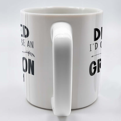 I Never Dreamed I'd Grow Up To Be An Awesome Grandson, Feather - Personalized Custom Coffee Mug - GSN054_MG