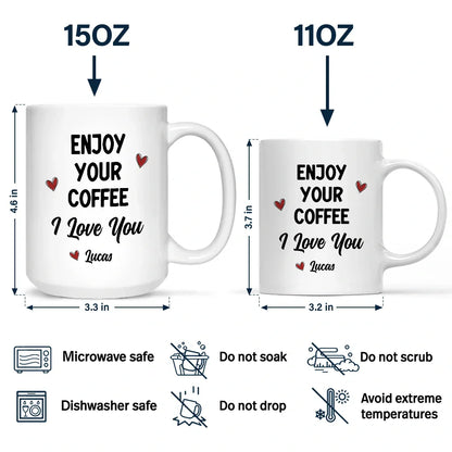 Good Morning Handsome Beautiful - Personalized Mug