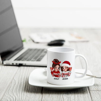 Being My Sister Is Really The Only Gift You Need Personalized Mug, Just Because Birthday Christmas Gift for Sisters