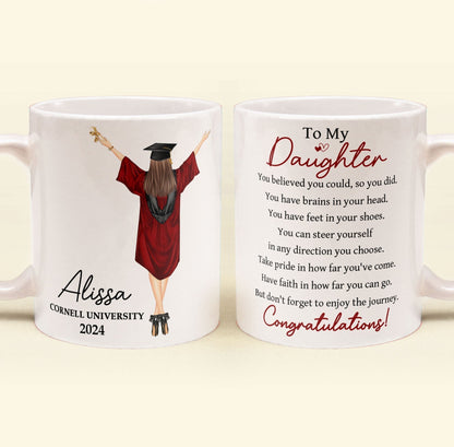 Graduation You Believed You Could So You Did - Personalized Mug - GR4 PT