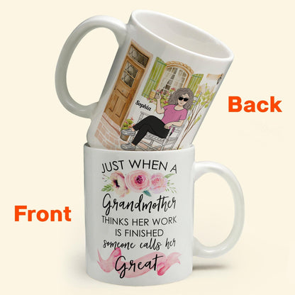 Great Grandparent - Personalized Mug - Pregnancy, Baby Announcement Gift For Great - Grandma, Grandma , Great Grandpa, Grandpa - Baby Reveal To Family