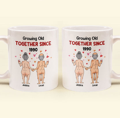 Growing Old Together Since - Personalized Mug