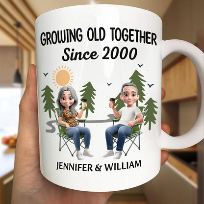 Growing Old Together Since - Personalized Mug