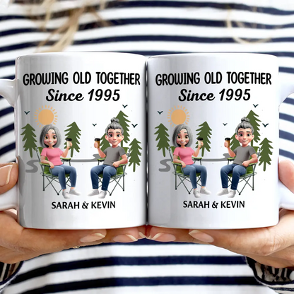 Growing Old Together Since - Personalized Mug