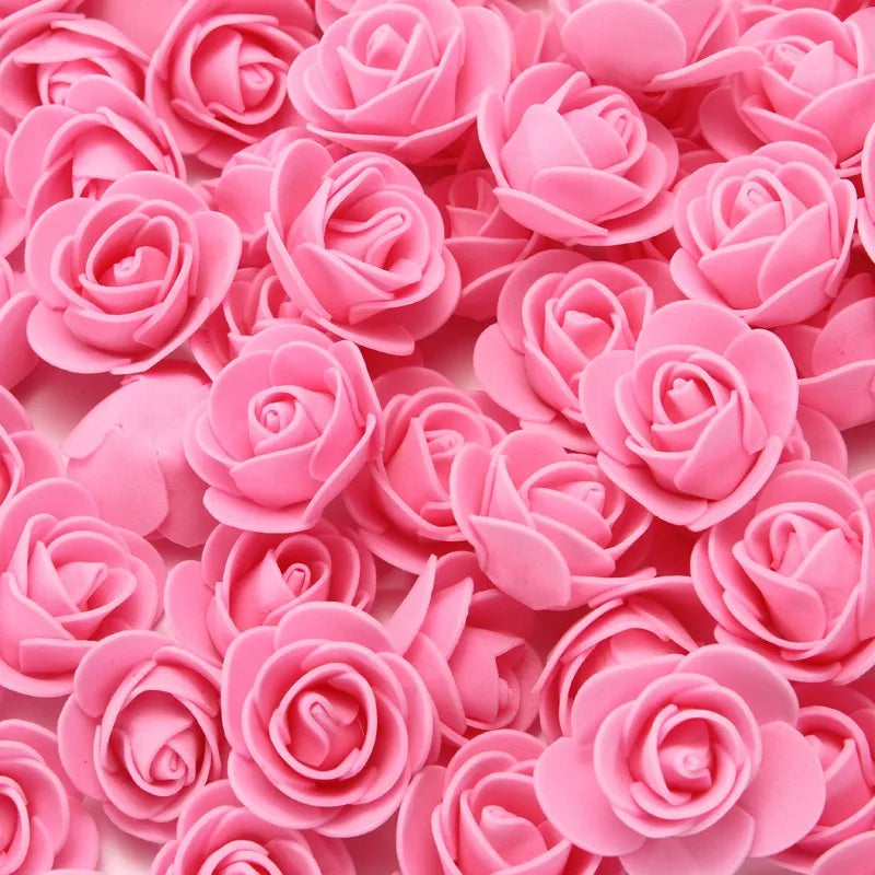 Foam Rose Teddy Bears 3cm - 50/100/200 Pieces for DIY, Wedding, and Home Decoration