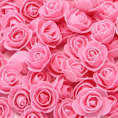 Foam Rose Teddy Bears 3cm - 50/100/200 Pieces for DIY, Wedding, and Home Decoration