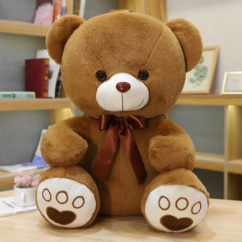 Bow Teddy Bear Plush Toy