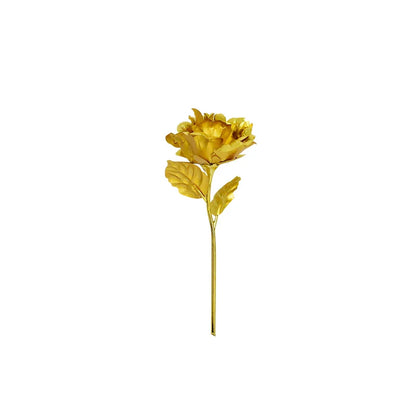 Gold Foil Eternal Rose Bouquet - Valentine's Gift for Her