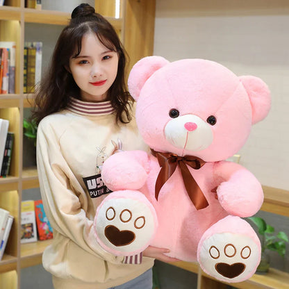 Bow Teddy Bear Plush Toy