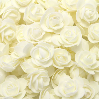 Foam Rose Teddy Bears 3cm - 50/100/200 Pieces for DIY, Wedding, and Home Decoration