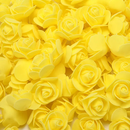 Foam Rose Teddy Bears 3cm - 50/100/200 Pieces for DIY, Wedding, and Home Decoration