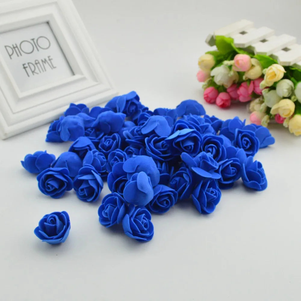 Foam Rose Teddy Bears 3cm - 50/100/200 Pieces for DIY, Wedding, and Home Decoration