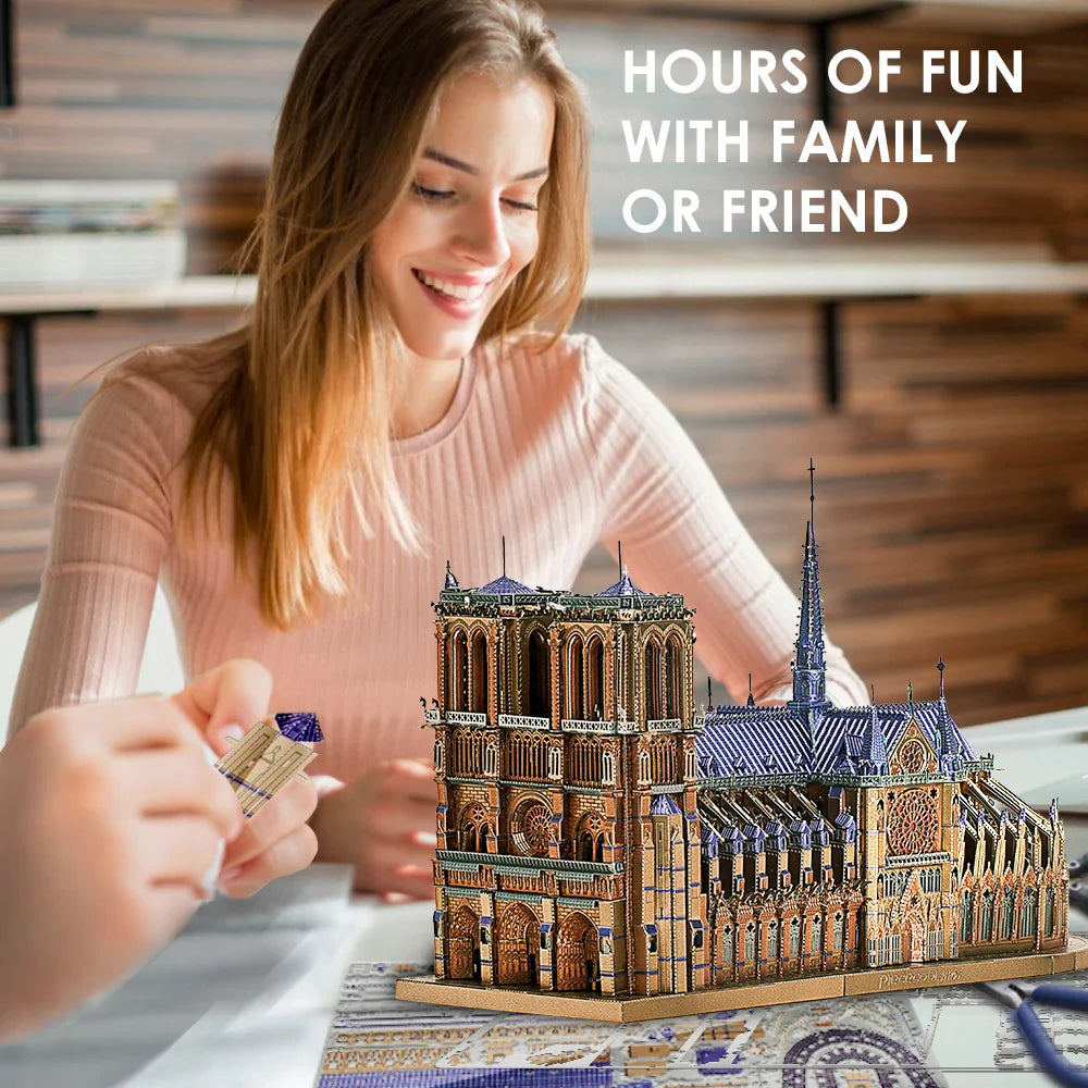 Notre Dame Cathedral Paris DIY Model Building Kits